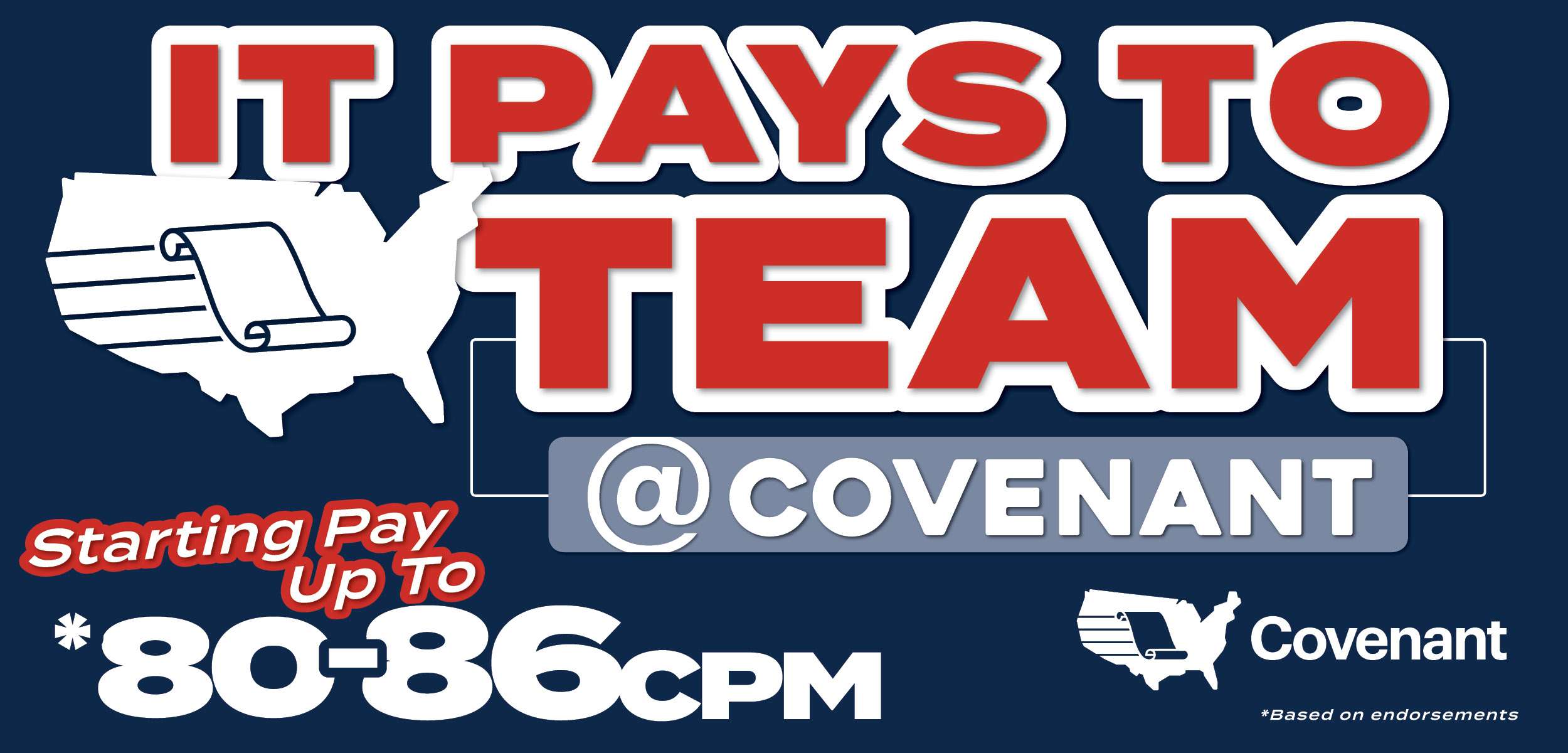 team pay graphic starting up to 80-86CPM